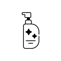 Fototapeta premium Conditioner Bottle vector icon