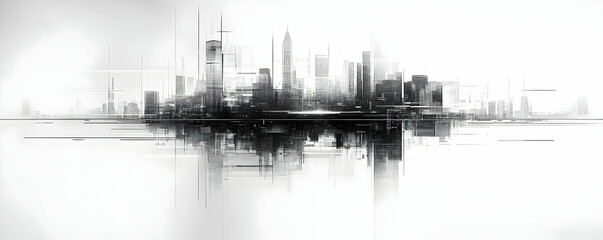 Abstract Cityscape Illustration