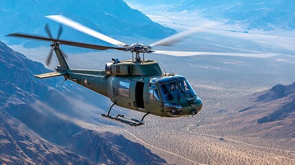 Obraz premium helicopter in the sky