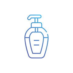 Shower Gel Bottle vector icon