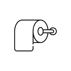 Toilet Paper Roll vector icon