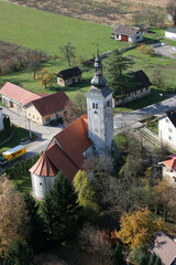 Parish church of the Assumption of the Virgin Mary in Pescenica, Croatia