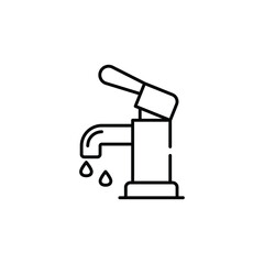 Faucet vector icon