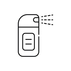 Toilet Spray vector icon