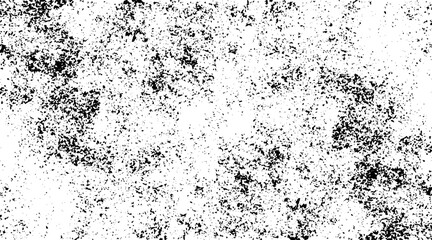 Black grainy texture isolated on white background. Distress overlay textured. Grunge design elements.