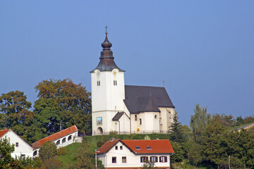 Fototapeta premium Church of the Assumption of the Virgin Mary in Taborsko, Croatia