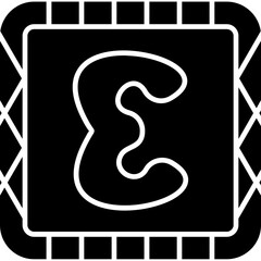 Naklejka premium Epsilon Icon