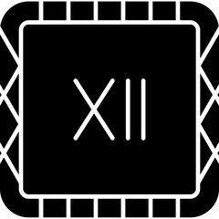 Roman Numeral XII Icon