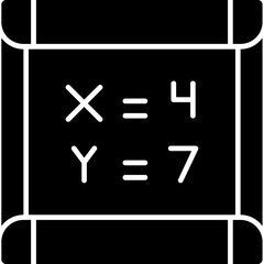 Fototapeta premium Algebra Icon