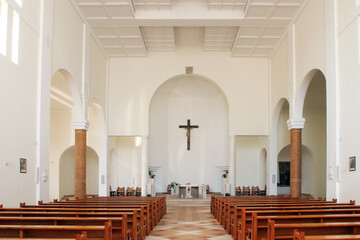 The parish church of Saint John of Napomuk in Glina, Croatia