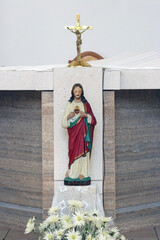Sacred Heart of Jesus in the parish church of Saint John of Napomuk in Glina, Croatia