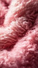 Fototapeta premium Warm and inviting closeup of layered pink cotton candy