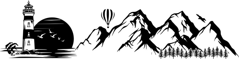 Von den Bergen bis zum Meer