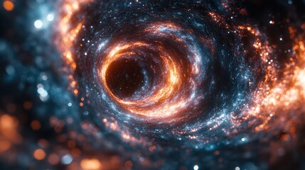 Cosmic Vortex: A Journey Through the Nebula's Heart