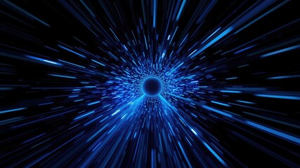 Fototapeta premium Speed of lights, Blue background, Warp speed effects, light speed effects, speed images on a blue color, clean blue, blue, wallpaper, 