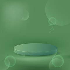 Podium Color gradient background, Minimalist design gradient colorful background vector illustration for presentation product