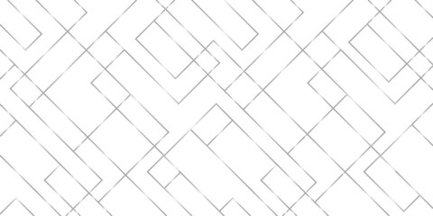 Abstract, monochrome, geometric template for web page, texture, map, poster, fabric, textile. Graphic repetitive black and white line design.