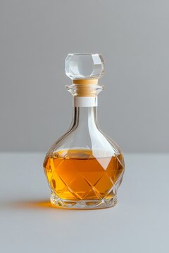 Botella de cognac elaborada con un dise&ntilde;o intrincado y elegante, perfecta para ocasiones especiales y degustaciones