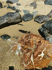stones on the beach