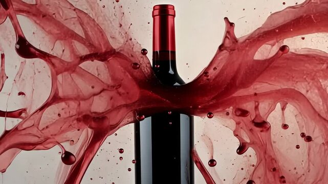 Red Wine Explosion: A Splash of Richness