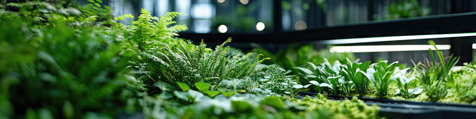 Indoor Planter with Assorted Green Foliage
