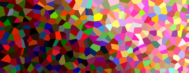 Red color with multicolor crystal modern texture Wallpaper background For Website theme and Mobile Applications, business infographic and social media, modern decoration, art illustration template.