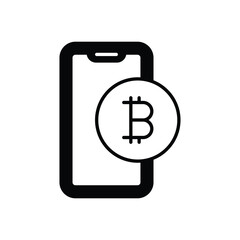 Cryptocurrency vector icon