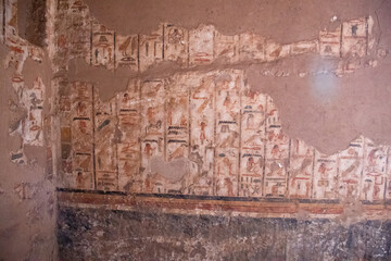 Fototapeta premium Ancient egyptian Tombs of the Nobles in Aswan, Egypt