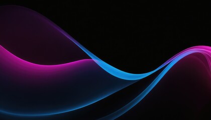 Fototapeta premium Dark abstract with flowing waves 9