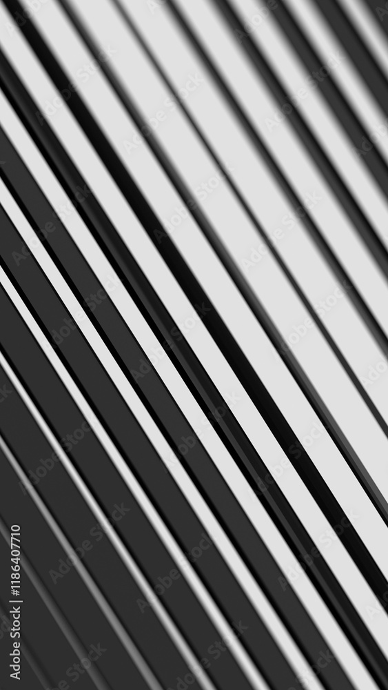 Poster abstract minimalist diagonal lines in black and white