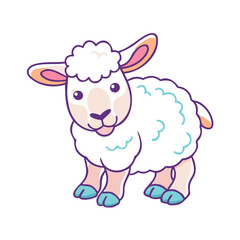 lamb vector icon, spring vector illustration - simple illustration of lamb perfect for logos, and spring -themed designs.