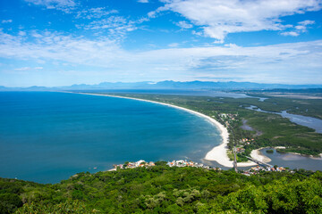 View of Marambaia Shoal (Restinga da Marambaia) at Guaratiba neighborhood - Rio de Janeiro, Brazil