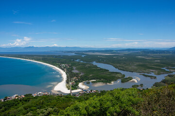View of Marambaia Shoal (Restinga da Marambaia) at Guaratiba neighborhood - Rio de Janeiro, Brazil