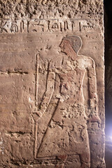 Ancient egyptian Tombs of the Nobles in Aswan, Egypt