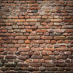 Obraz premium Old wall background with stained aged bricks
