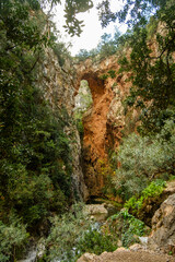 God's Bridge in Akchour Waterfalls, Morocco, North Africa