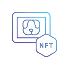 Nft Art vector icon