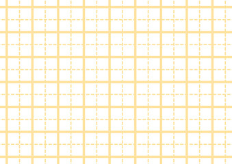 黄色の方眼模様の背景