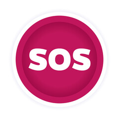 sos button, emergency, line design