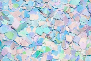 Torn Paper Layers Little Rainbow Confetti Colour Delicate Abstract Gentle Texture Background
