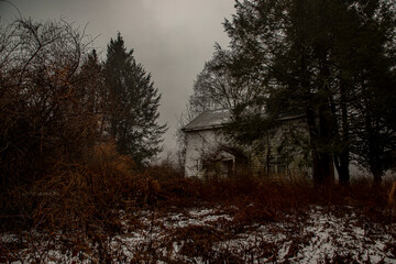 Abandoned house in the Delaware Water Gap National Recreation Area