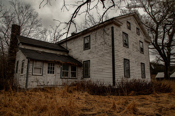 Obraz premium Abandoned house in the Delaware Water Gap National Recreation Area