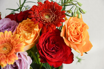 カラフルな花束