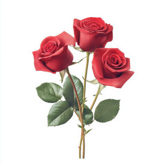Fototapeta premium bouquet of deep red roses, romantic and elegant, perfect for any occasion