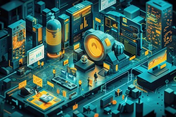 Design a hyper viral illustration for What are the 4 types of B2B marketing