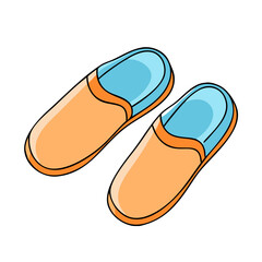 mom s slippers vector icon, mother’s day vector illustration - simple illustration of mom s slippers perfect for logos, and mother’s day -themed designs.
