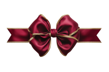 Red Satin Bow
