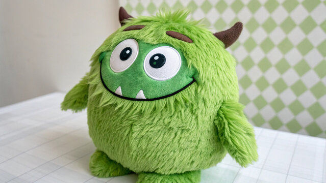 funny green monster
