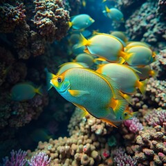 Obraz premium fish in the reef