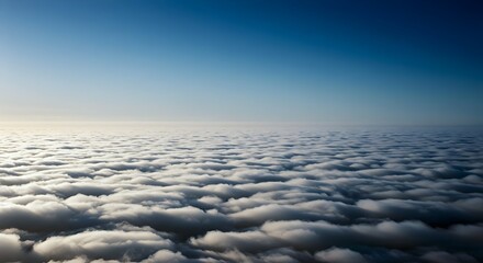 blue sky background with clouds, high altitude aerial view of clouds